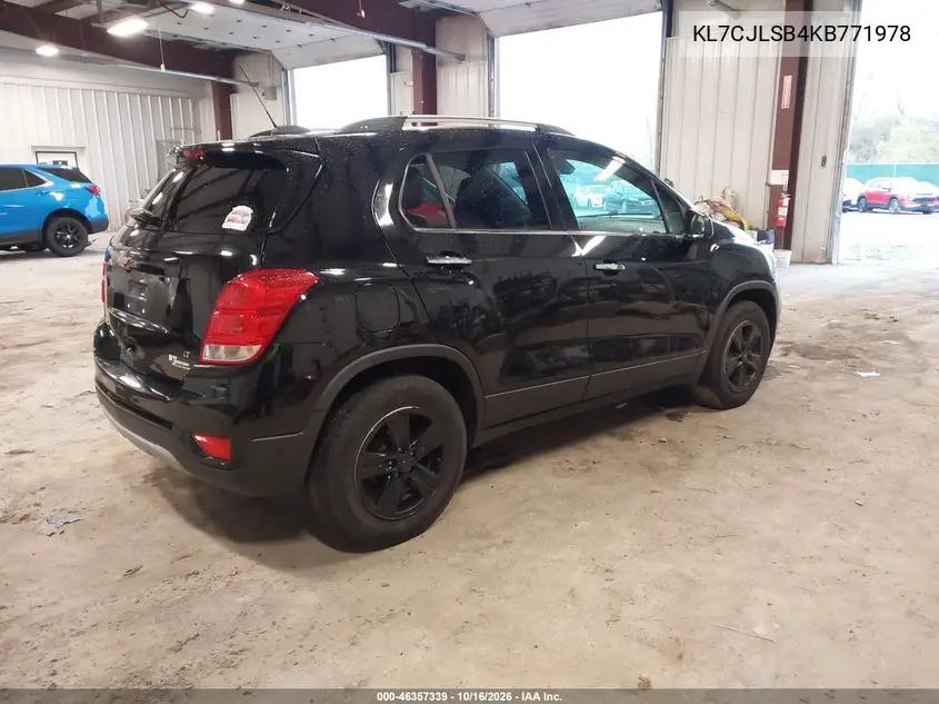 2019 CHEVROLET TRAX VIN KL7CJLSB4KB771978 — фото 4