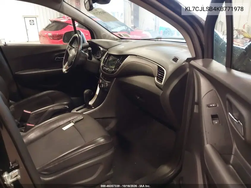2019 CHEVROLET TRAX VIN KL7CJLSB4KB771978 — фото 5