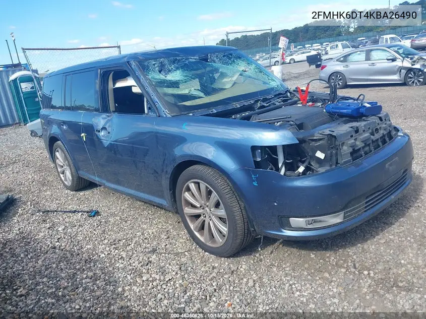 FORD FLEX 2019, VIN 2FMHK6DT4KBA26490