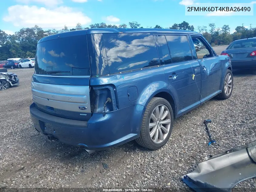 2019 FORD FLEX VIN 2FMHK6DT4KBA26490 — фото 4