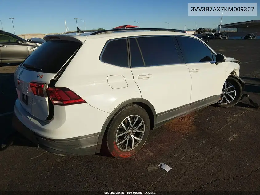 2019 VOLKSWAGEN TIGUAN VIN 3VV3B7AX7KM009307 — фото 4