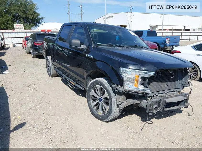 FORD F-150 2019, VIN 1FTEW1EP6KKC85049