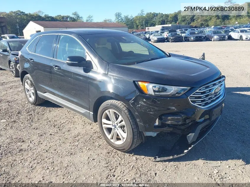 2019 FORD EDGE VIN 2FMPK4J92KBC30889 — фото 2
