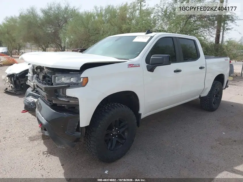 2019 CHEVROLET SILVERADO VIN 1GCPYFED2KZ404177 — фото 2