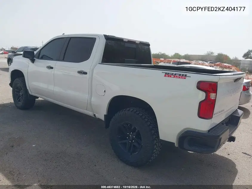 2019 CHEVROLET SILVERADO VIN 1GCPYFED2KZ404177 — фото 3
