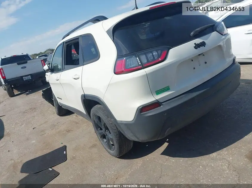 2019 JEEP CHEROKEE VIN 1C4PJLLB2KD434653 — фото 3