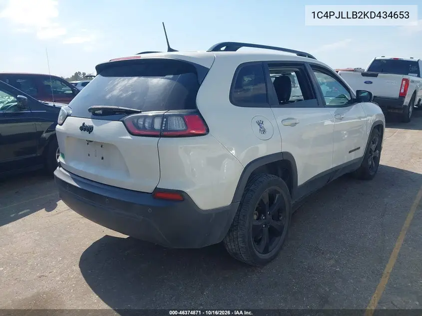 2019 JEEP CHEROKEE VIN 1C4PJLLB2KD434653 — фото 4
