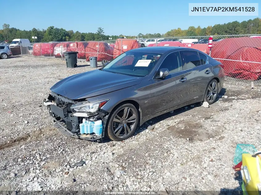 2019 INFINITI Q50 VIN JN1EV7AP2KM541528 — фото 2
