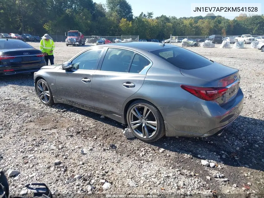 2019 INFINITI Q50 VIN JN1EV7AP2KM541528 — фото 3