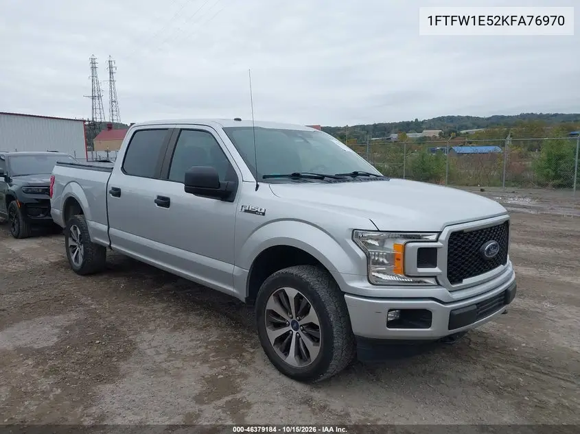 FORD F-150 2019, VIN 1FTFW1E52KFA76970