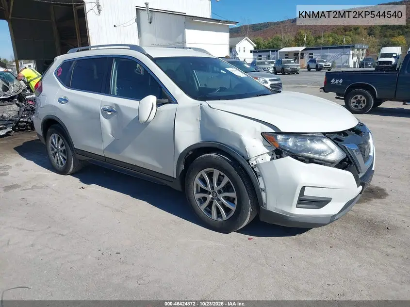 NISSAN ROGUE 2019, VIN KNMAT2MT2KP544540