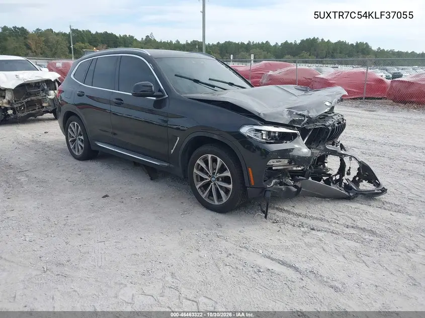 BMW X3 2019, VIN 5UXTR7C54KLF37055