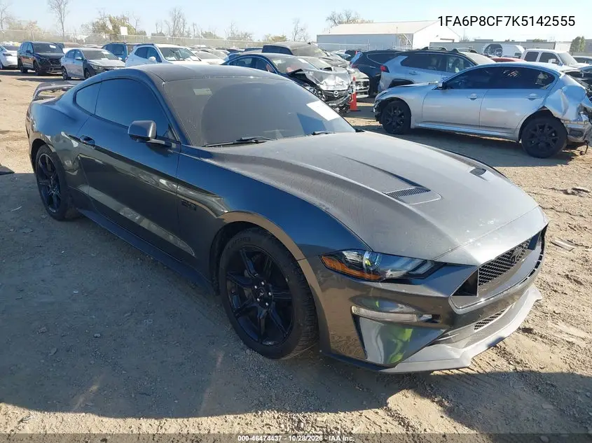 FORD MUSTANG 2019, VIN 1FA6P8CF7K5142555