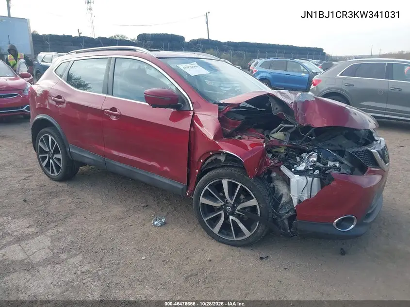 NISSAN QASHQAI 2019, VIN JN1BJ1CR3KW341031