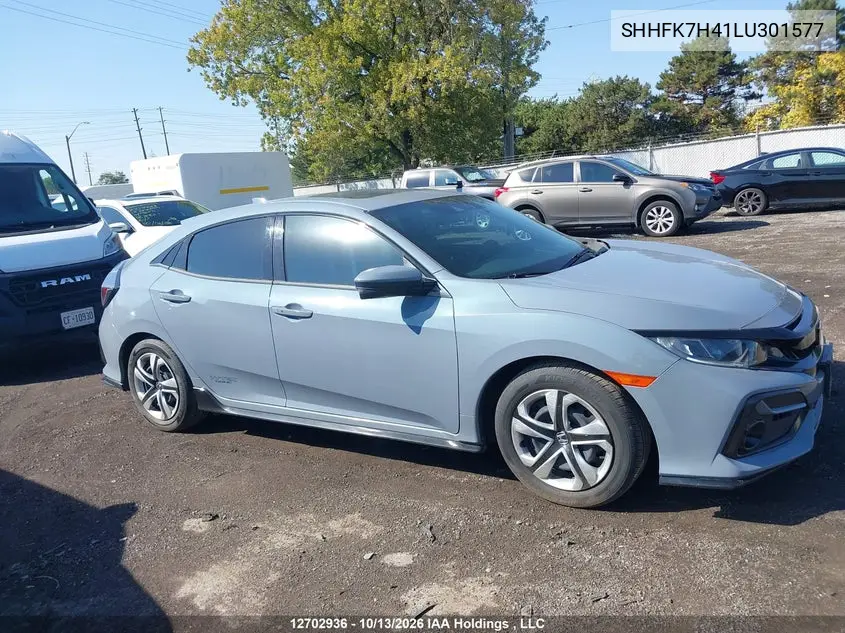 2020 HONDA CIVIC VIN SHHFK7H41LU301577 — фото 13