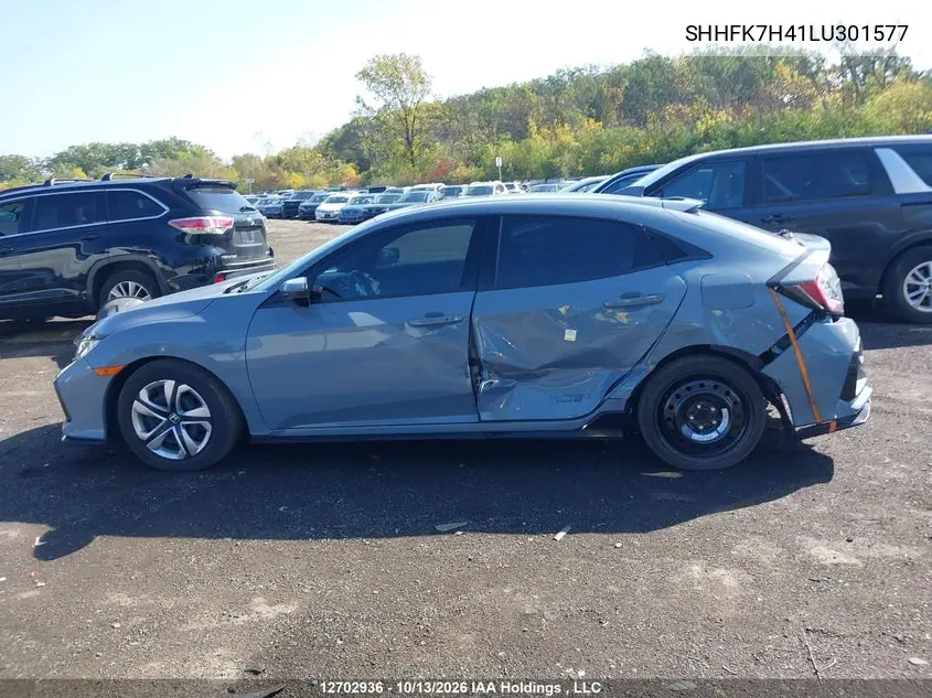 2020 HONDA CIVIC VIN SHHFK7H41LU301577 — фото 14