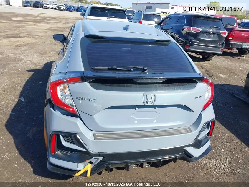 2020 HONDA CIVIC VIN SHHFK7H41LU301577 — фото 16