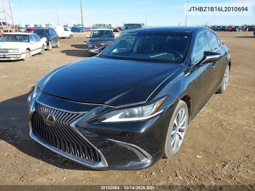 2020 LEXUS ES VIN JTHBZ1B16L2010694 — фото 2