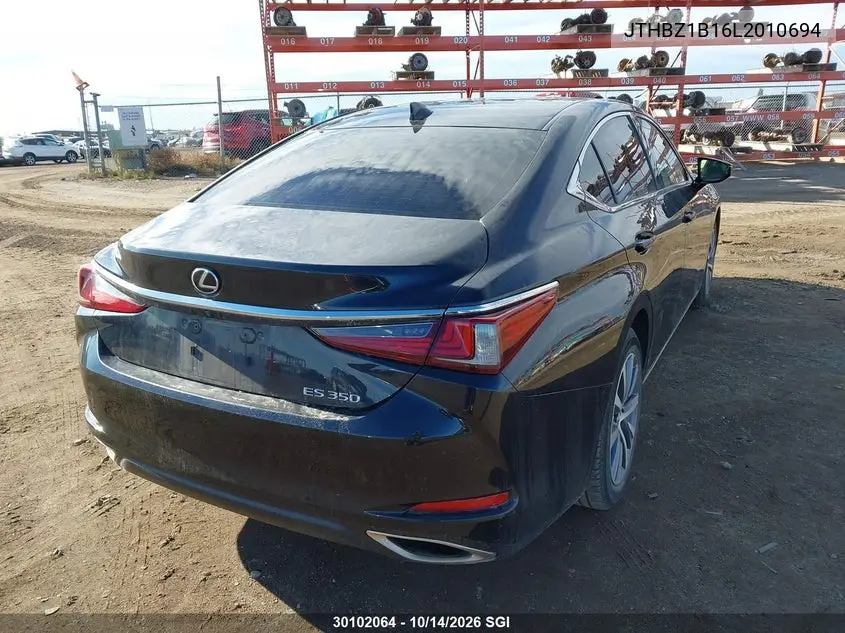 2020 LEXUS ES VIN JTHBZ1B16L2010694 — фото 4