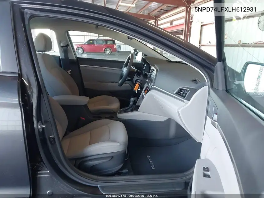 2020 HYUNDAI ELANTRA VIN 5NPD74LFXLH612931 — фото 5