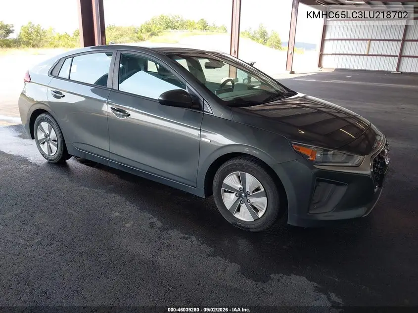 HYUNDAI IONIQ 2020, VIN KMHC65LC3LU218702