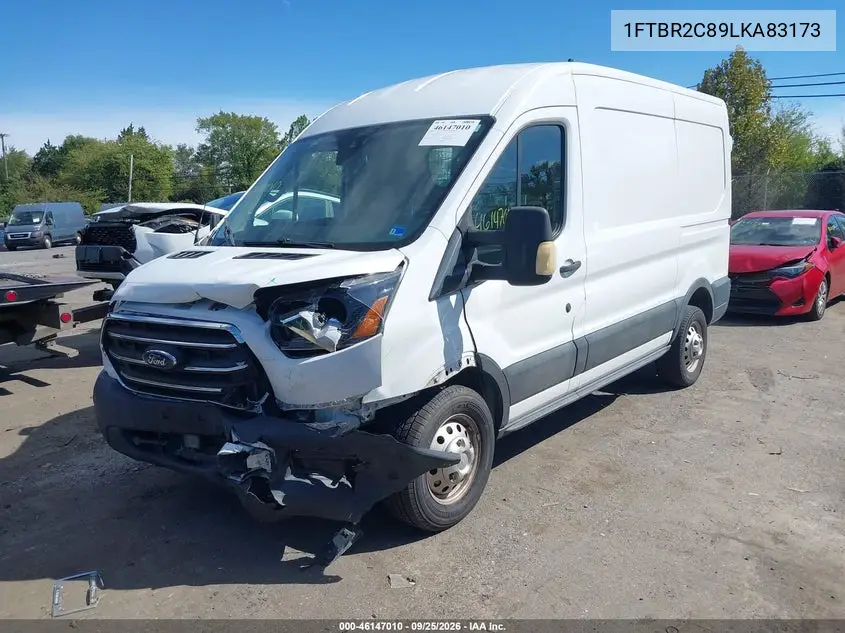 2020 FORD TRANSIT VIN 1FTBR2C89LKA83173 — фото 2