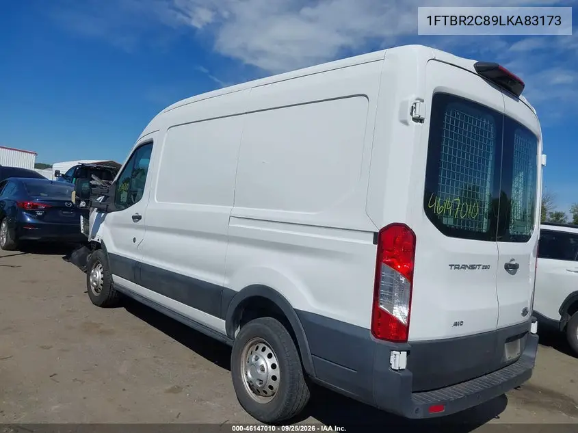 2020 FORD TRANSIT VIN 1FTBR2C89LKA83173 — фото 3
