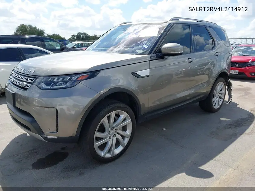 2020 LAND ROVER N/A VIN SALRT2RV4L2414912 — фото 2