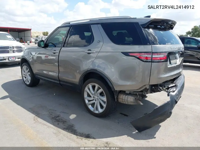 2020 LAND ROVER N/A VIN SALRT2RV4L2414912 — фото 3