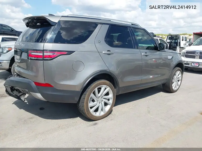 2020 LAND ROVER N/A VIN SALRT2RV4L2414912 — фото 4