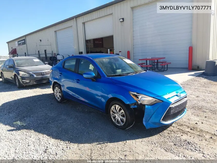 TOYOTA YARIS 2020, VIN 3MYDLBYV1LY707771
