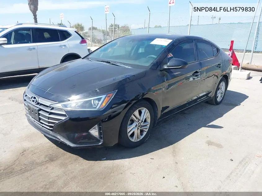2020 HYUNDAI ELANTRA VIN 5NPD84LF6LH579830 — фото 2
