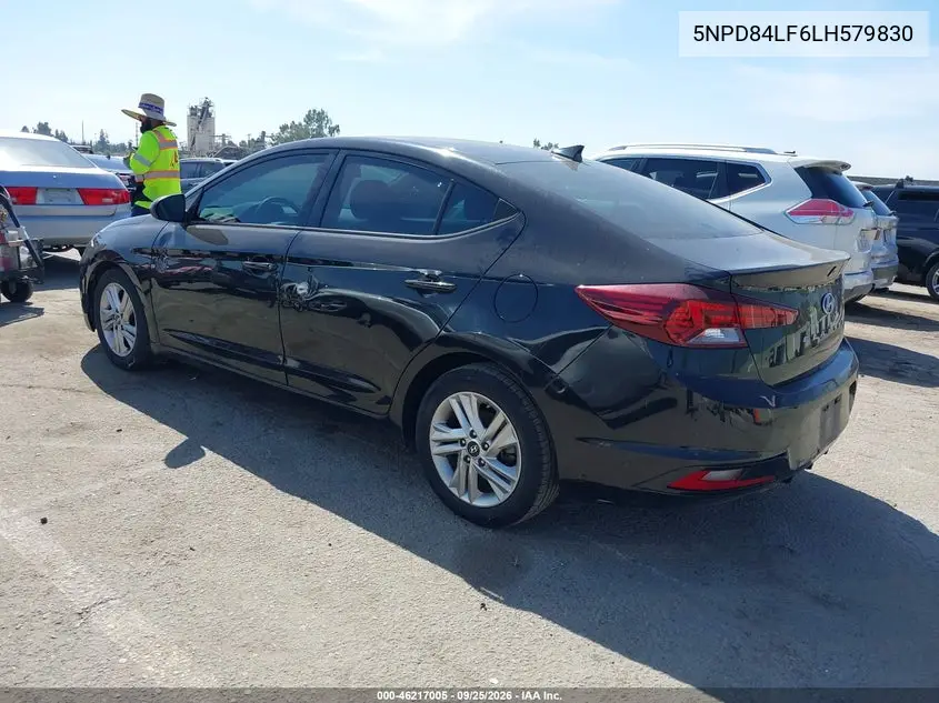 2020 HYUNDAI ELANTRA VIN 5NPD84LF6LH579830 — фото 3