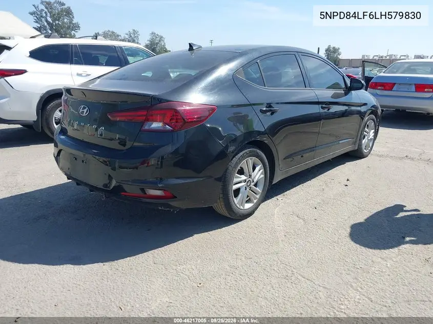 2020 HYUNDAI ELANTRA VIN 5NPD84LF6LH579830 — фото 4