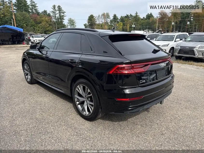 2020 AUDI Q8 VIN WA1AVAF11LD005825 — фото 3