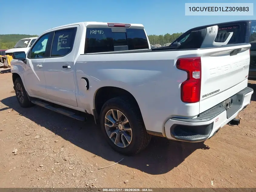 2020 CHEVROLET SILVERADO VIN 1GCUYEED1LZ309883 — фото 3