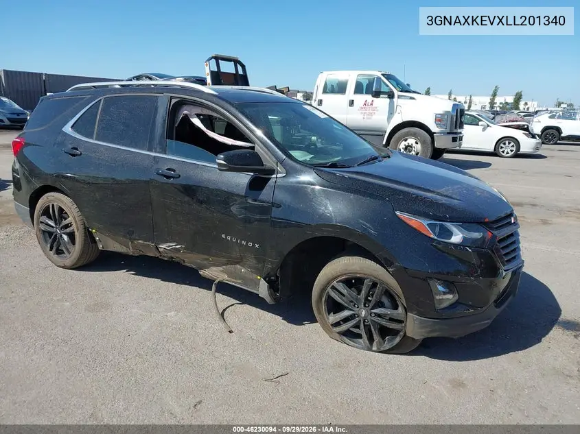 CHEVROLET EQUINOX 2020, VIN 3GNAXKEVXLL201340