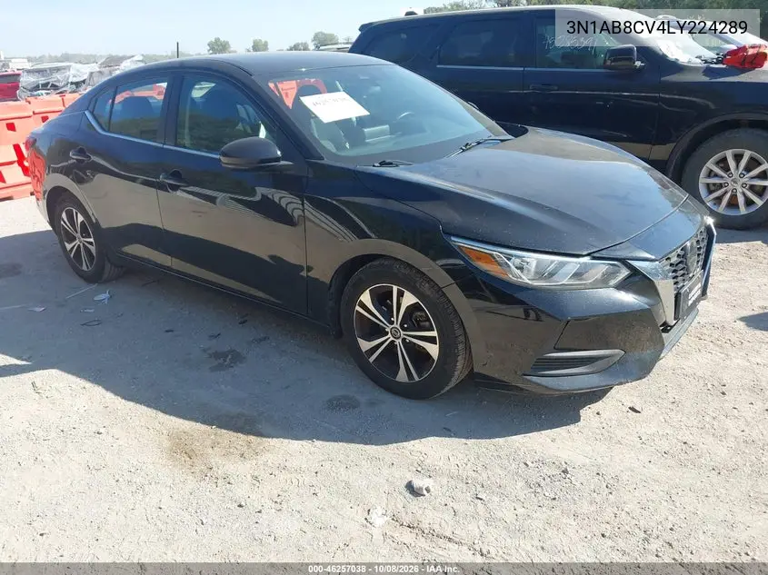 NISSAN SENTRA 2020, VIN 3N1AB8CV4LY224289