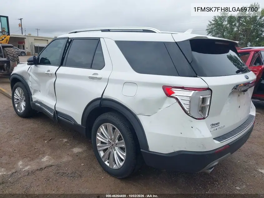 2020 FORD EXPLORER VIN 1FMSK7FH8LGA69700 — фото 3