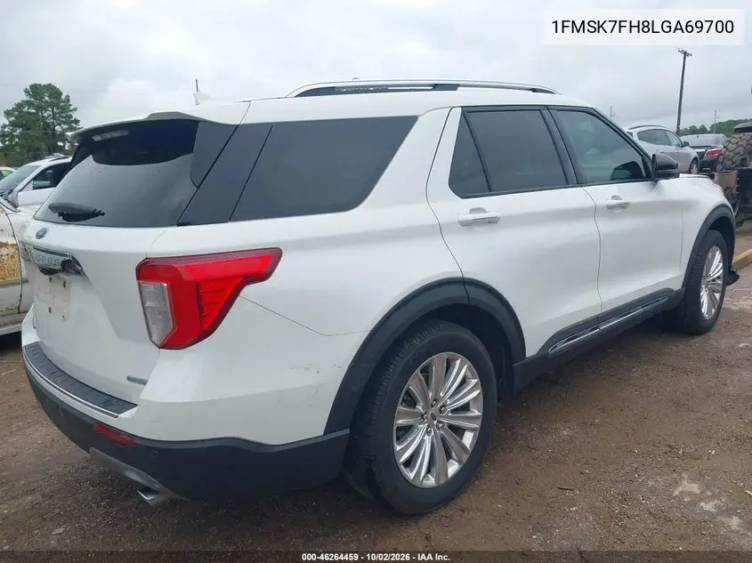 2020 FORD EXPLORER VIN 1FMSK7FH8LGA69700 — фото 4
