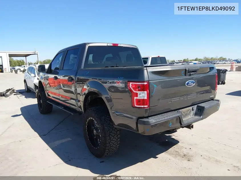 2020 FORD F-150 VIN 1FTEW1EP8LKD49092 — фото 3
