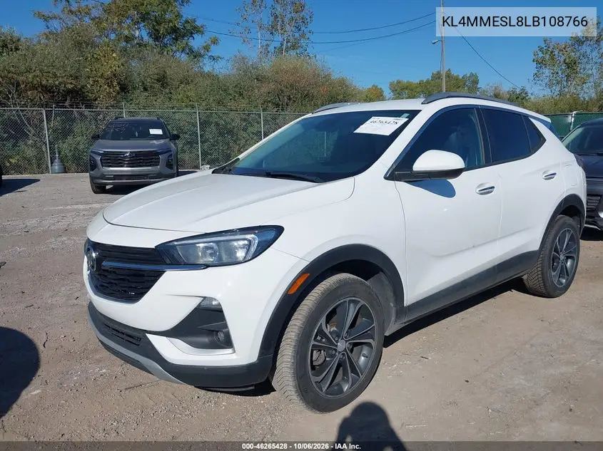 2020 BUICK ENCORE GX VIN KL4MMESL8LB108766 — фото 2
