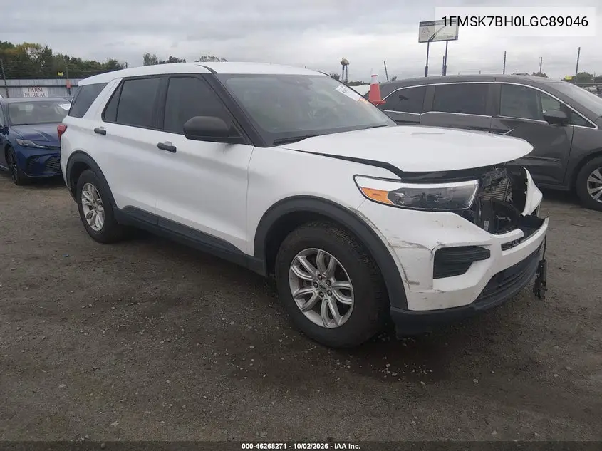 FORD EXPLORER 2020, VIN 1FMSK7BH0LGC89046
