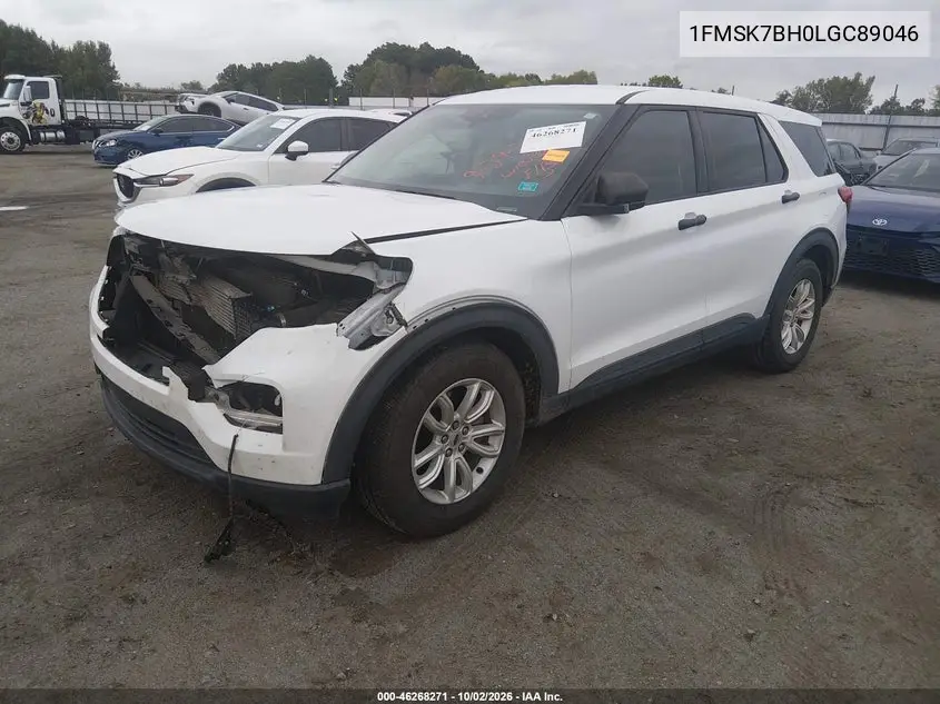 2020 FORD EXPLORER VIN 1FMSK7BH0LGC89046 — фото 2