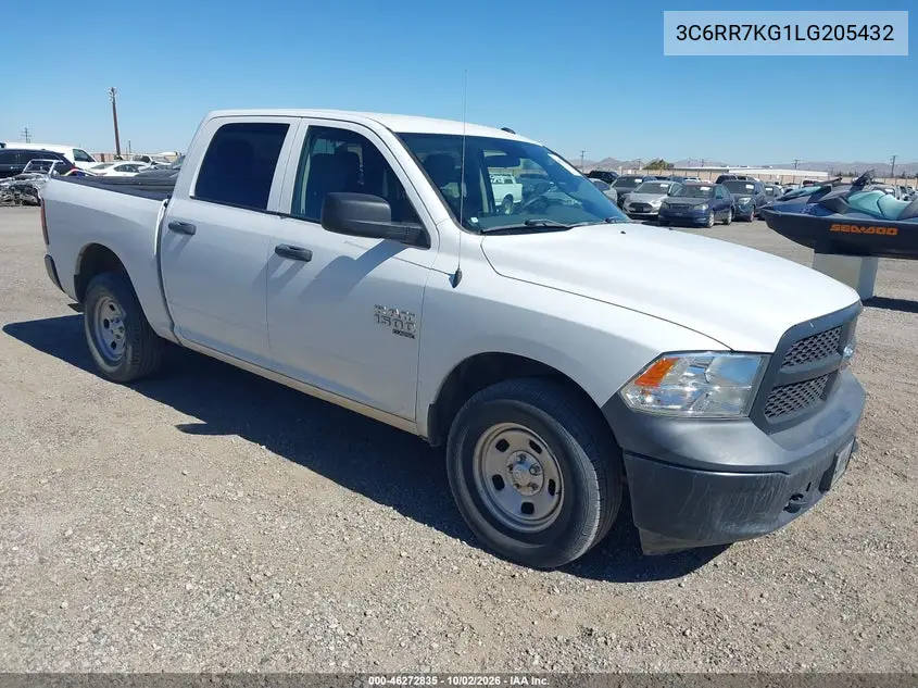 RAM 1500 2020, VIN 3C6RR7KG1LG205432