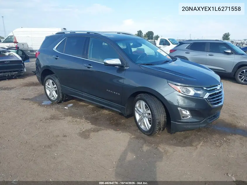 CHEVROLET EQUINOX 2020, VIN 2GNAXYEX1L6271558