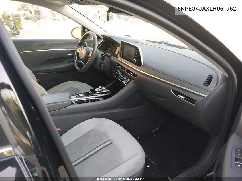 2020 HYUNDAI SONATA VIN 5NPEG4JAXLH061962 — фото 5