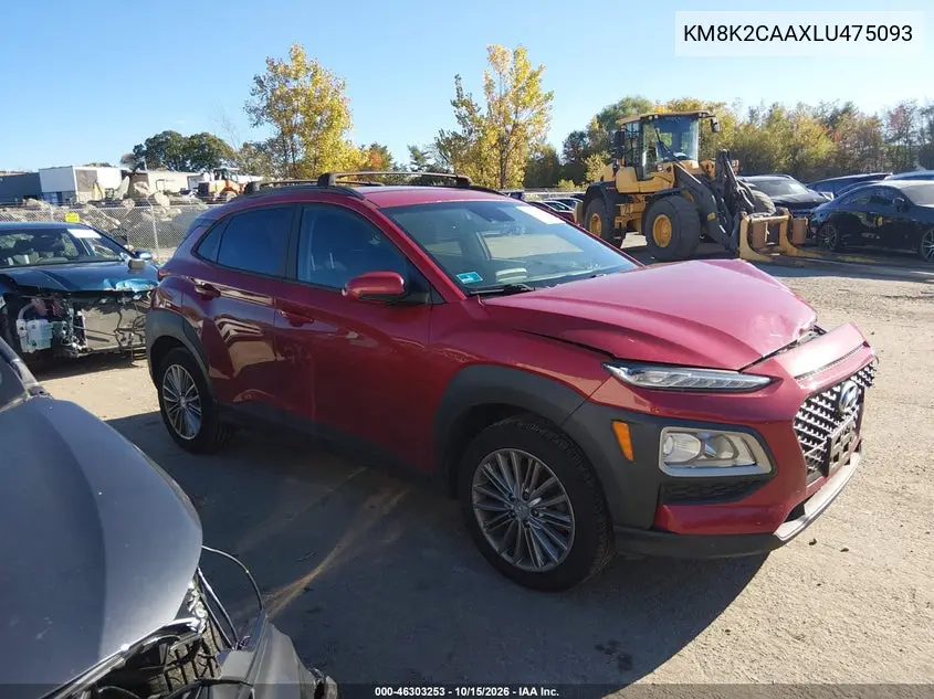 HYUNDAI KONA 2020, VIN KM8K2CAAXLU475093