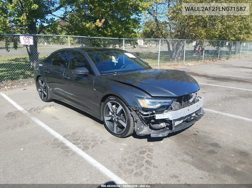 AUDI A6 2020, VIN WAUL2AF21LN071587