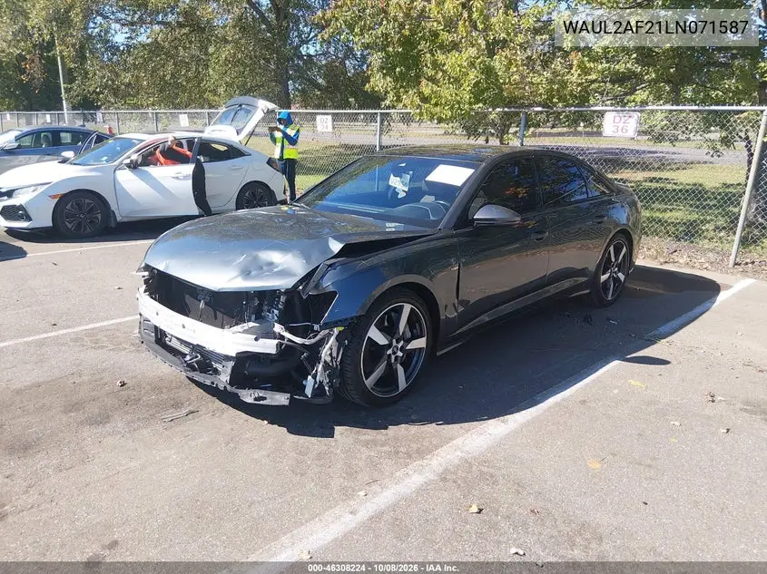 2020 AUDI A6 VIN WAUL2AF21LN071587 — фото 2